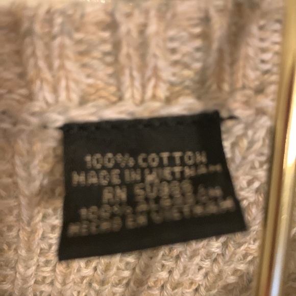 Jeanne Pierre Cream Knit Pullover Sweater Size L - Picture 4 of 8